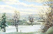 Prentice, Levi Wells Near Lake Placid, Andirondack Mountains, New York Sweden oil painting artist
